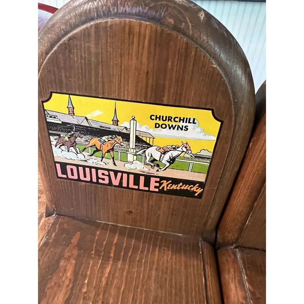 2 Kentucky Derby Churchill Downs Custom Wooden Bookends Louisville KY Robertson